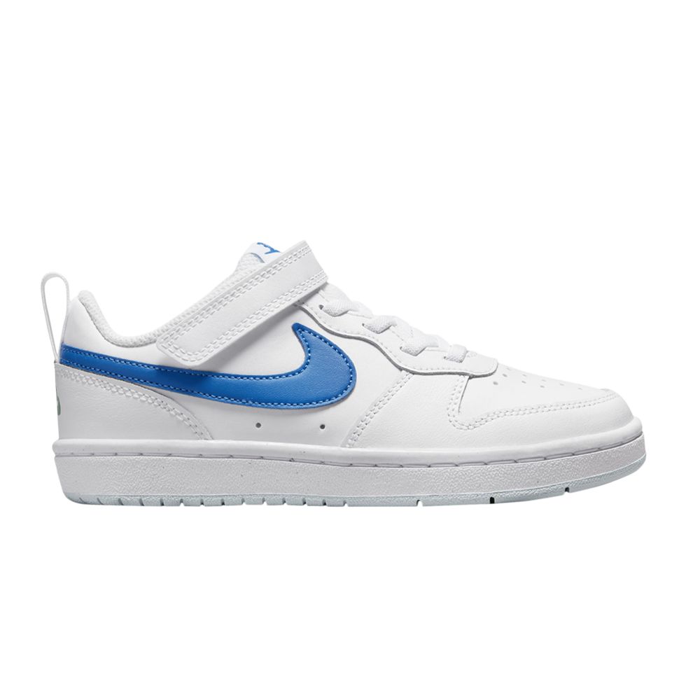 Pre-owned Nike Court Borough Low 2 Psv 'white Photo Blue' | Kid's Size 11