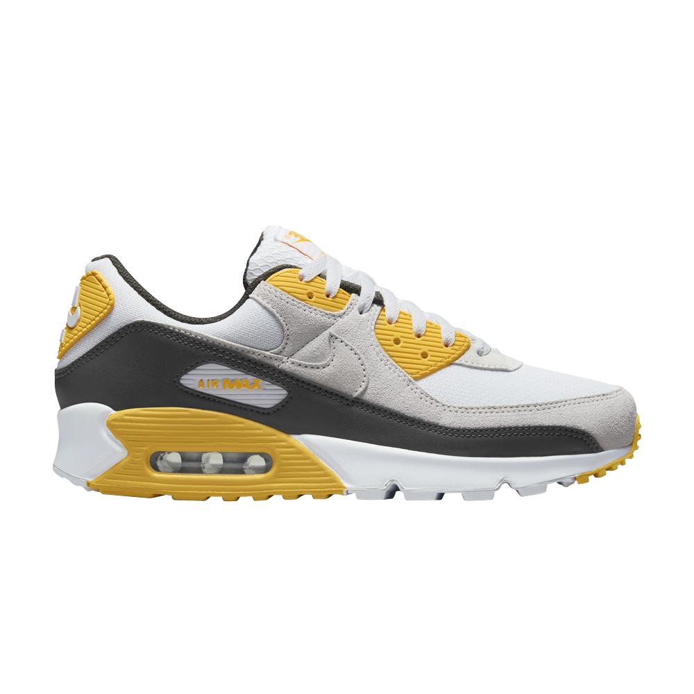 Pre-owned Nike Air Max 90 'university Gold' In White
