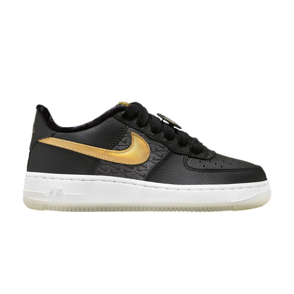 Pre-owned Nike Air Force 1 Low Premium Gs 'bronx Origins - 50th Anniversary' | Black | Kid's Size 7