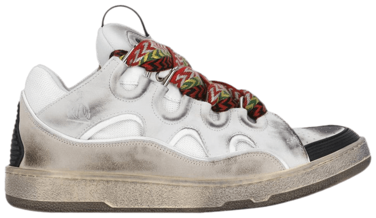 スニーカー LANVIN Woman Sneakers White FWSKDK0ASTUDH23 00M2 Buy Lanvin Wmns Curb Sneakers 'Distressed - White Black