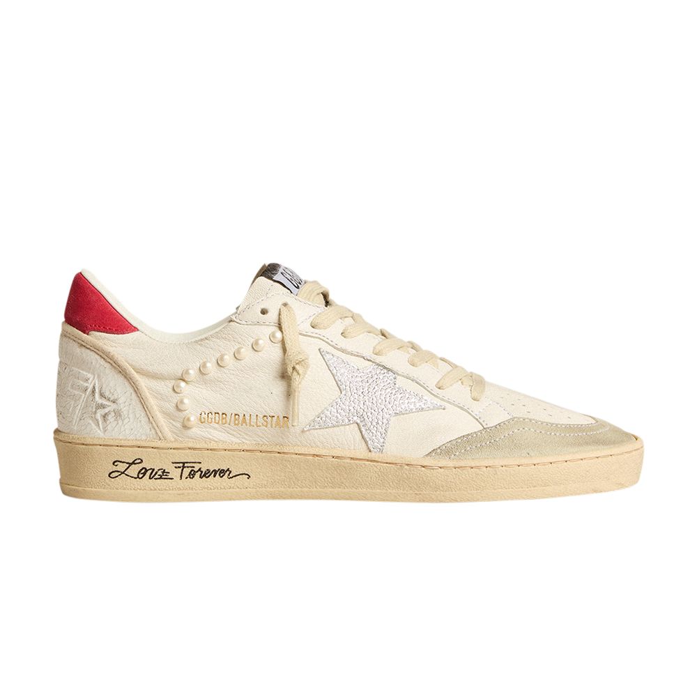Pre-owned Golden Goose Wmns Ball Star 'love Forever' | White | Women's Size 35