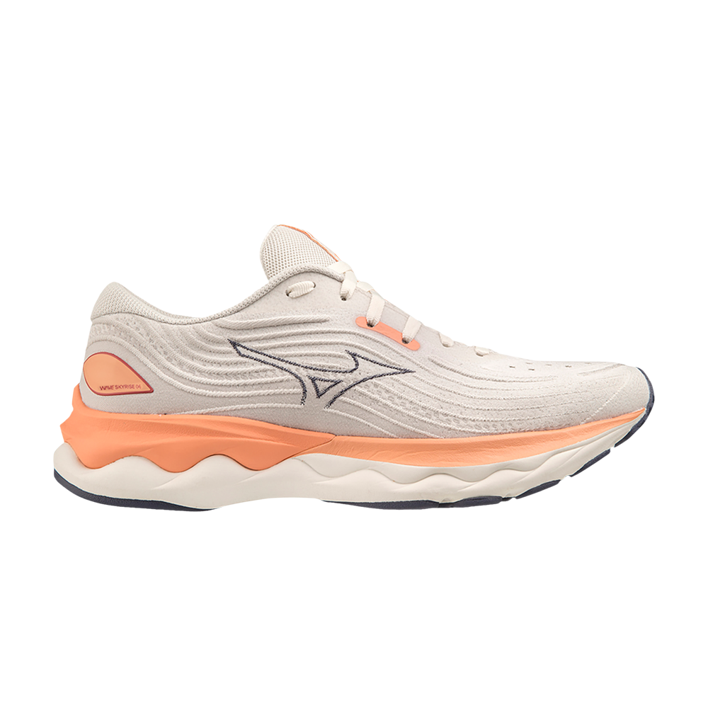 Pre-owned Mizuno Wmns Wave Skyrise 4 'salt White Coral Reef' In Cream
