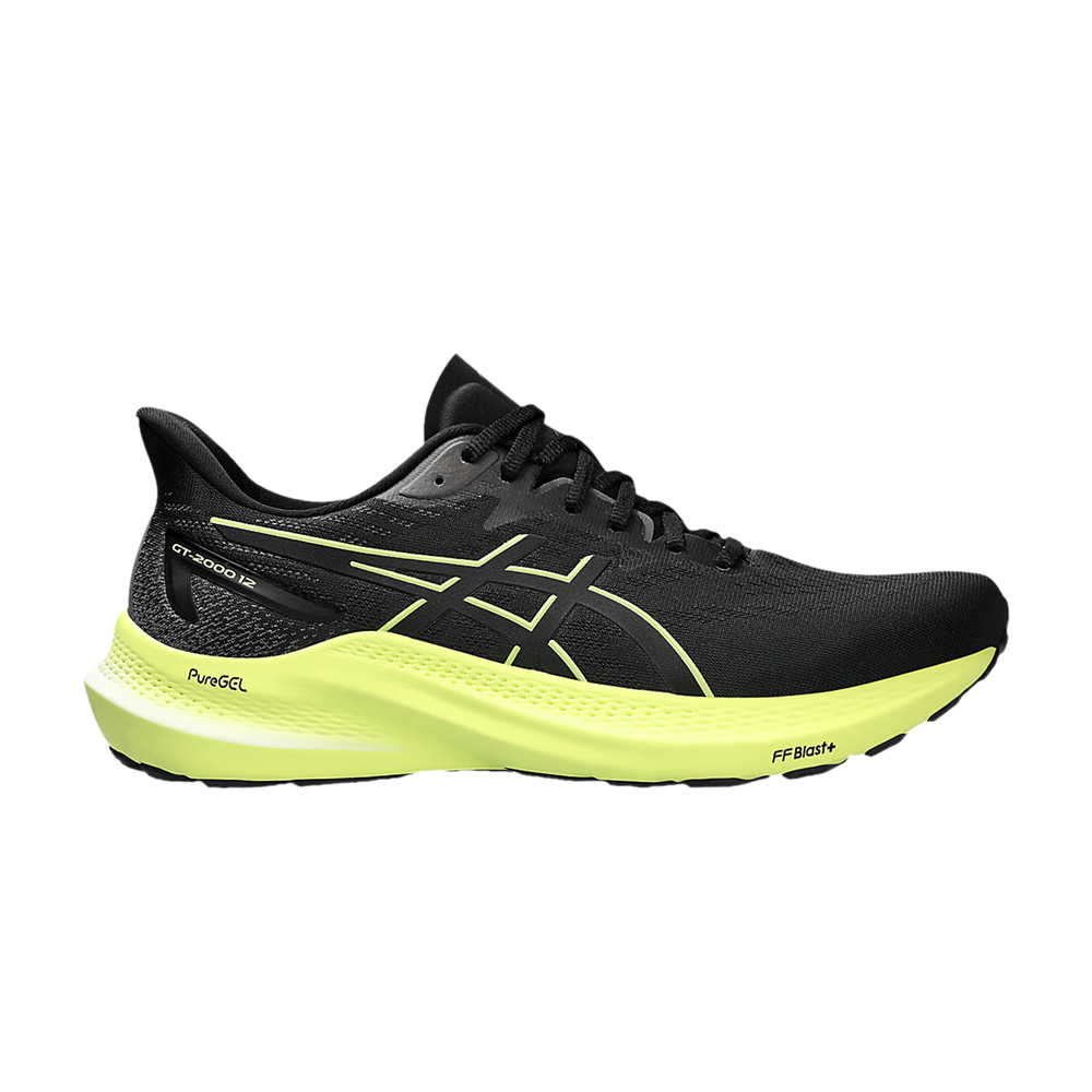 Pre-owned Asics Gt 2000 12 'black Glow Yellow'