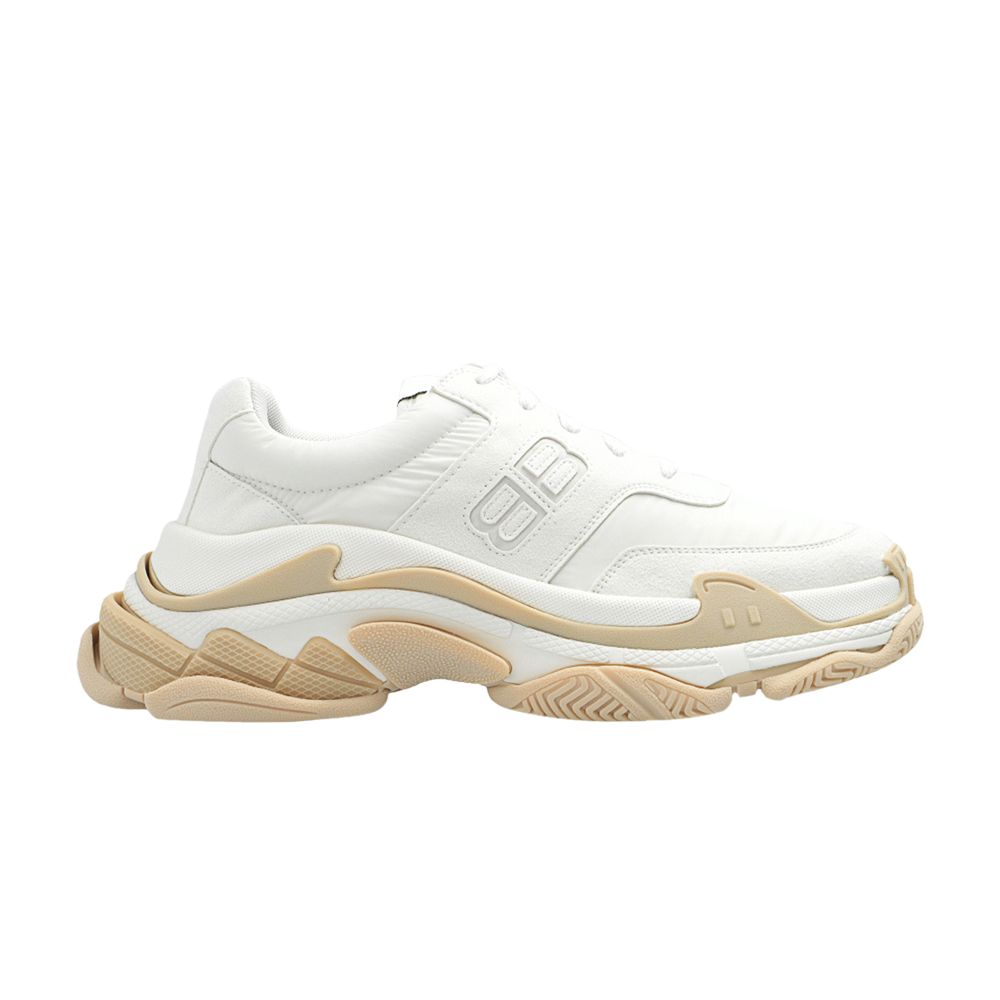 Balenciaga Wmns Triple S 'Eggshell Sand Beige' | White | Women's Size 5 - 710156-W3CU2-9798