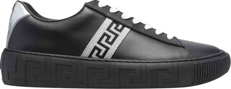 Versace Greca Sneaker 'Black Silver'