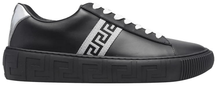 Versace Greca Sneaker Black Silver