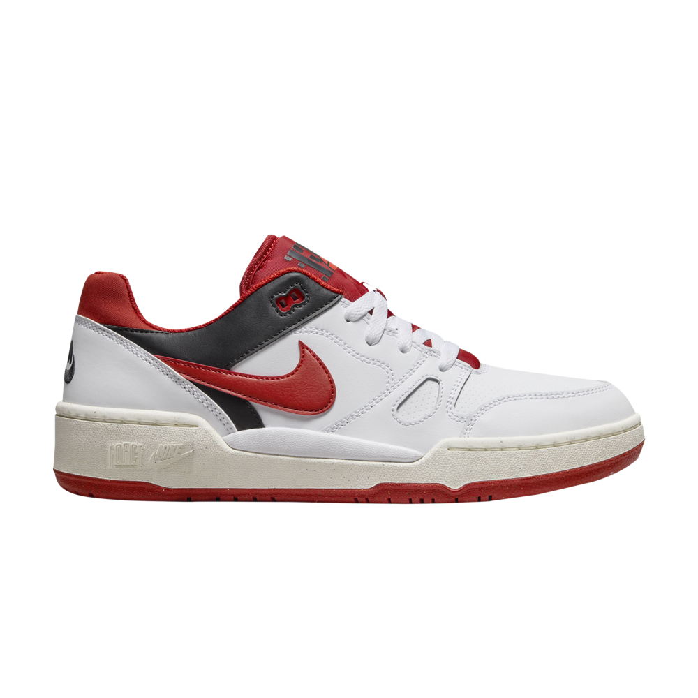 Pre-owned Nike Full Force Low 'mystic Red' In White