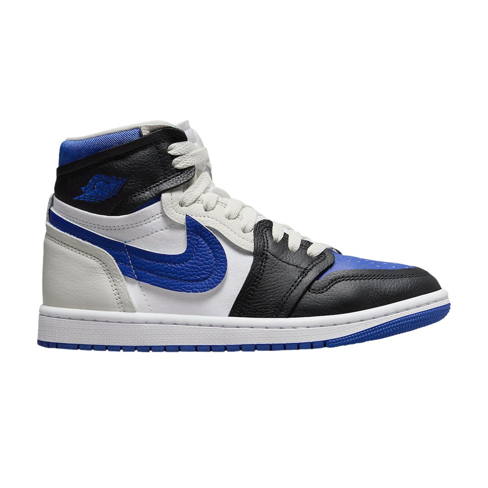 Pre-owned Air Jordan Wmns 1 High Method Of Make 'royal Toe' In White