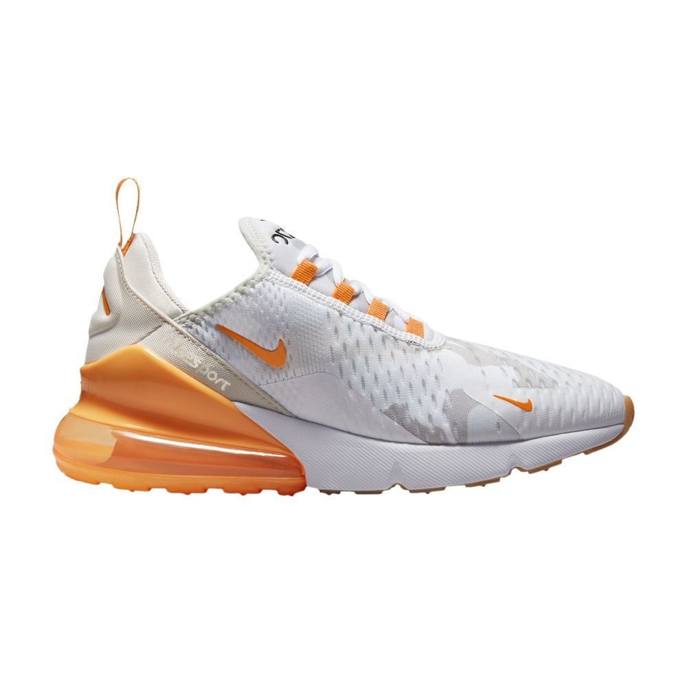 Wmns Air Max 270 SE 'White Vivid Orange Camo' - FJ5450-100