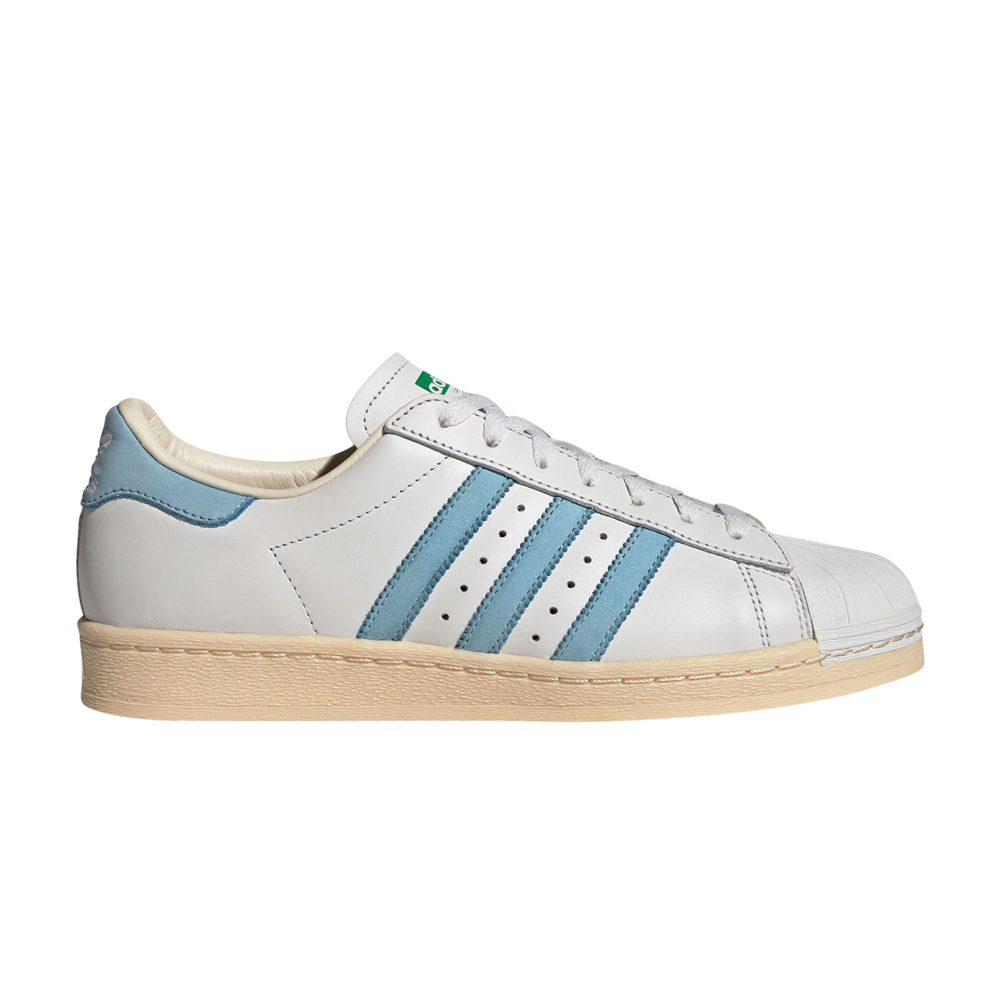 Pre-owned Adidas Originals Superstar 82 'crystal White Clear Blue'