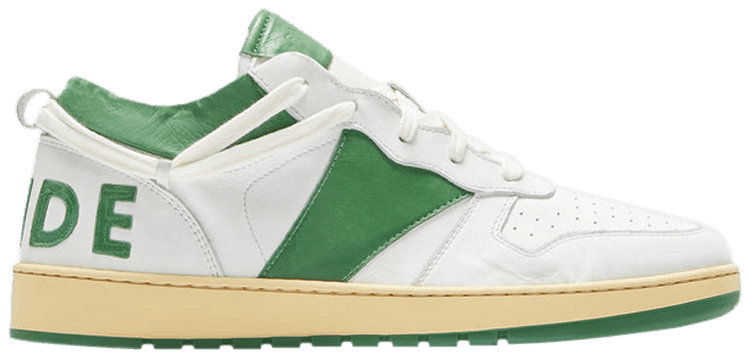 スニーカー Rhecess Low Sneakers - Rhude - Leather - White/Green Buy Rhude Rhecess Low 'White Hunter Green