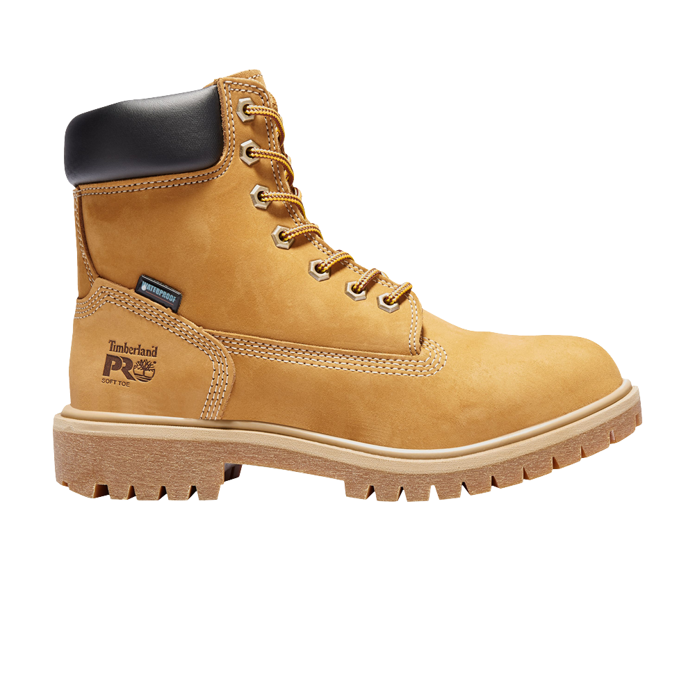 Pre-owned Timberland Wmns Pro 6 Inch Soft Toe Boot 'wheat' In Tan