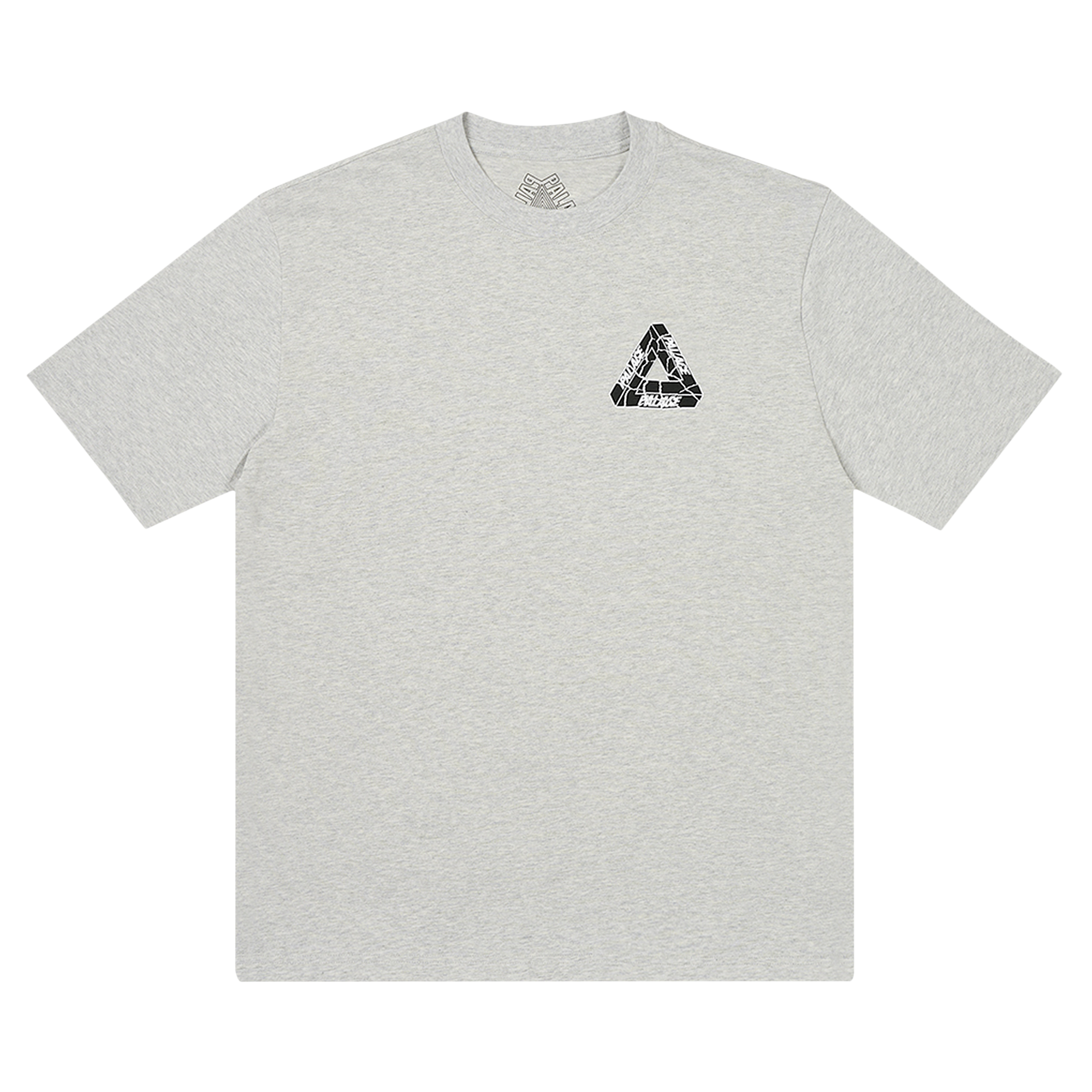 Pre-owned Palace Tri-ripped T-shirt 'grey Marl'