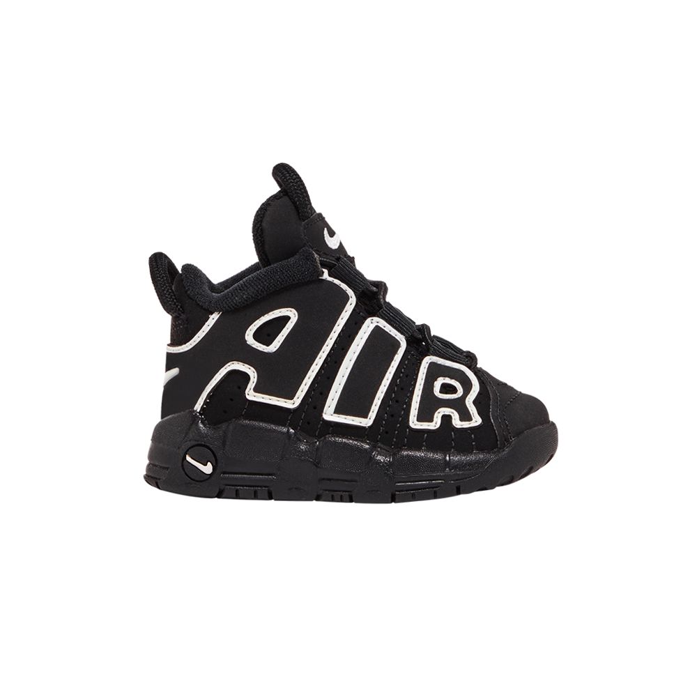 Pre-owned Nike Air More Uptempo Td 'black White' | Infant Size 9