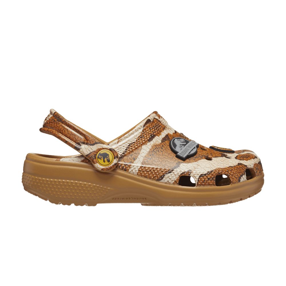 Crocs Jurassic World x Classic Clog Kids 'Sand' | Brown | Kid's Size 2