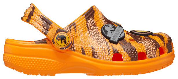 Crocs Jurassic World x Classic Clog Toddler Orange Zing