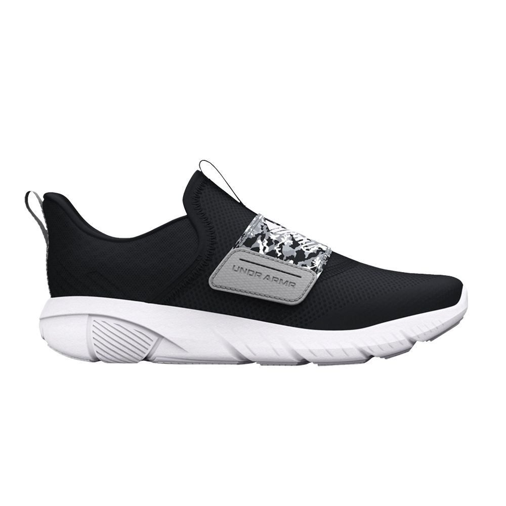 Pre-owned Under Armour Flash Printed Ps 'black Camo' | Kid's Size 1.5