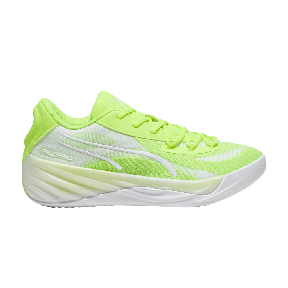Pre-owned Puma All-pro Nitro 'lime Squeeze' In Green