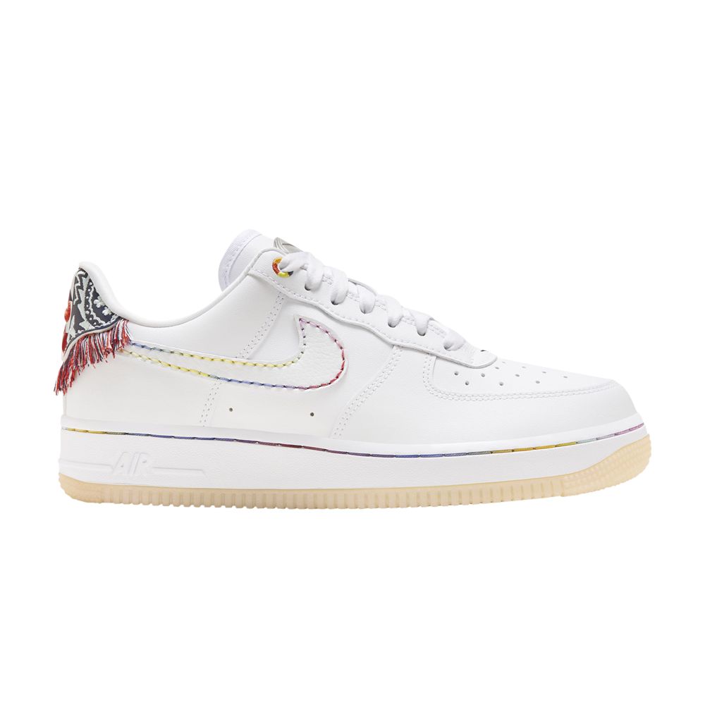 Pre-owned Nike Wmns Air Force 1 Low 'native Patterns' In White