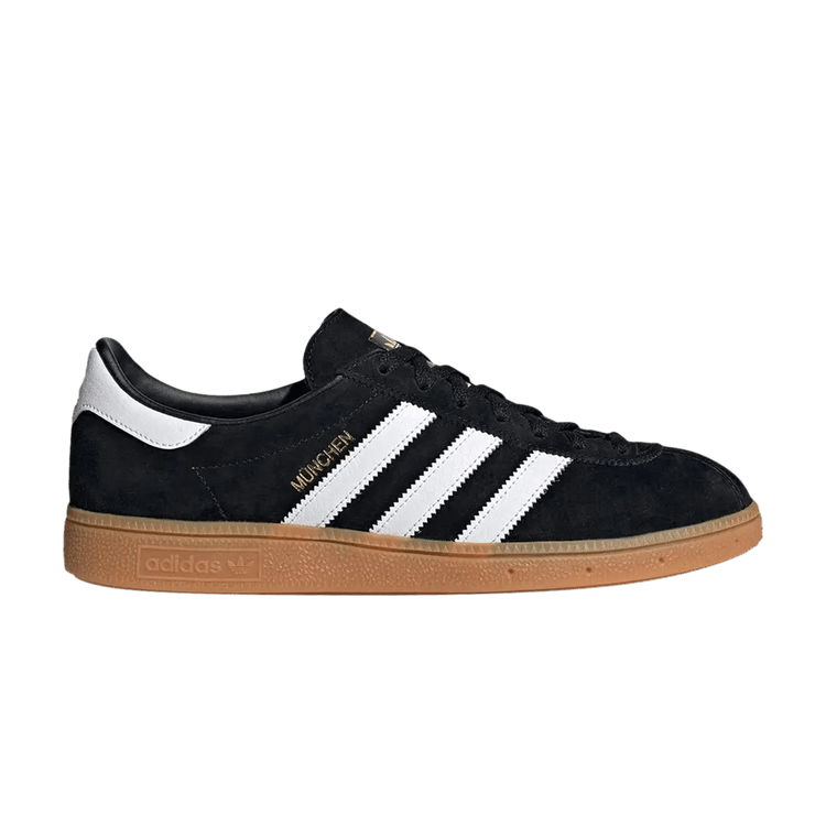 Adidas munchen black white gum discount