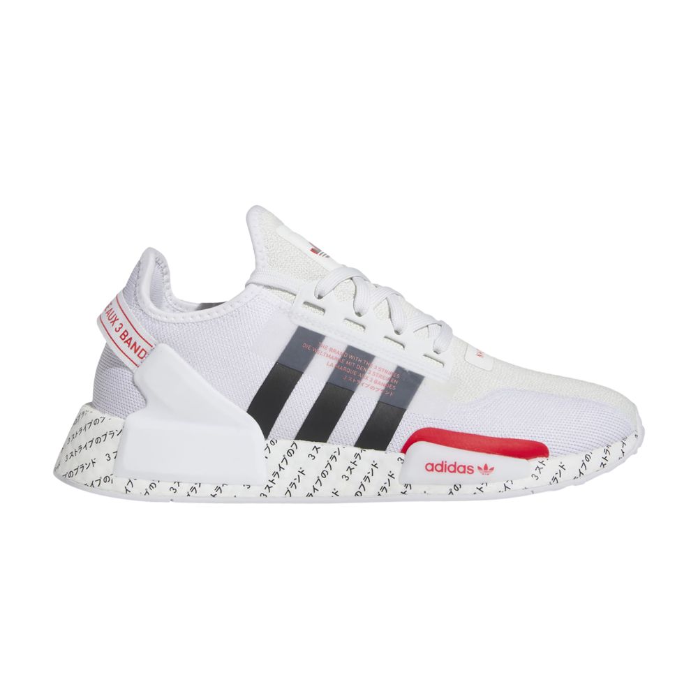 adidas NMD_R1 V2 'Japanese Print - White Red' | Men's Size 9.5