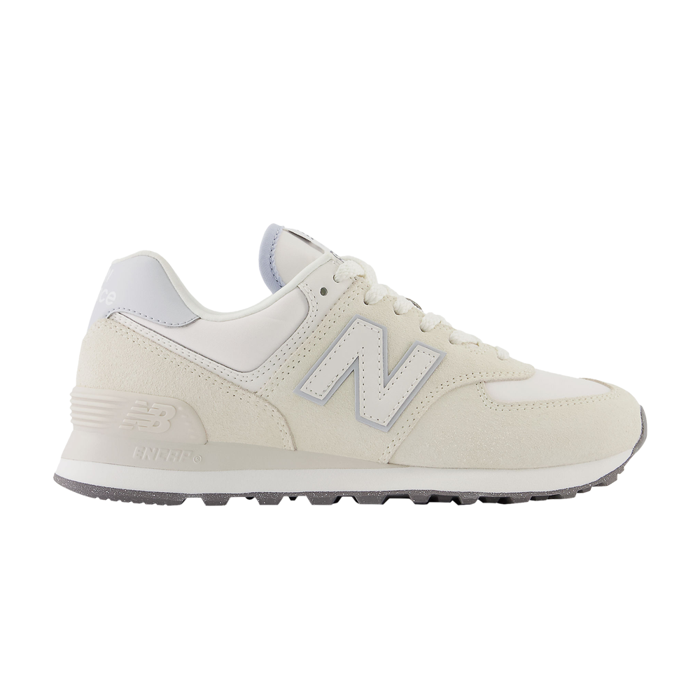Pre-owned New Balance Wmns 574 Rugged 'angora Granite' In Cream