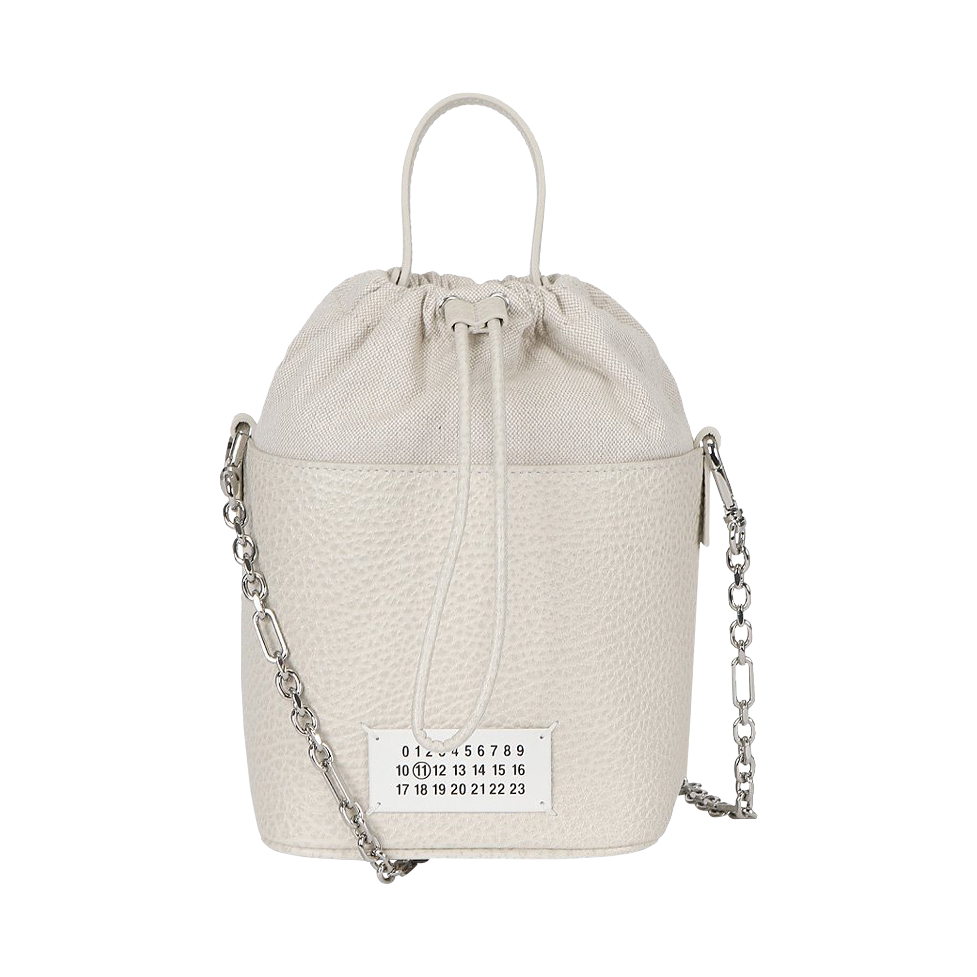Pre-owned Maison Margiela 5ac Small Bucket Bag 'greige' In Cream
