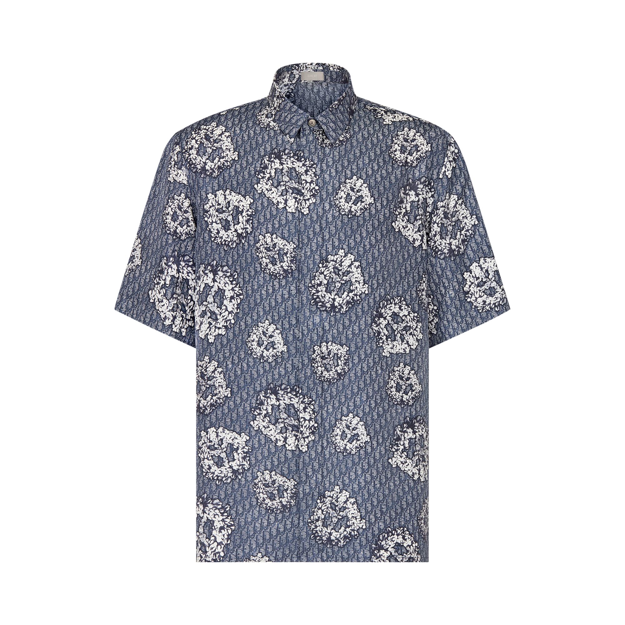 Pre-owned Dior X Denim Tears Short-sleeve Shirt 'blue' | Men's Size 42
