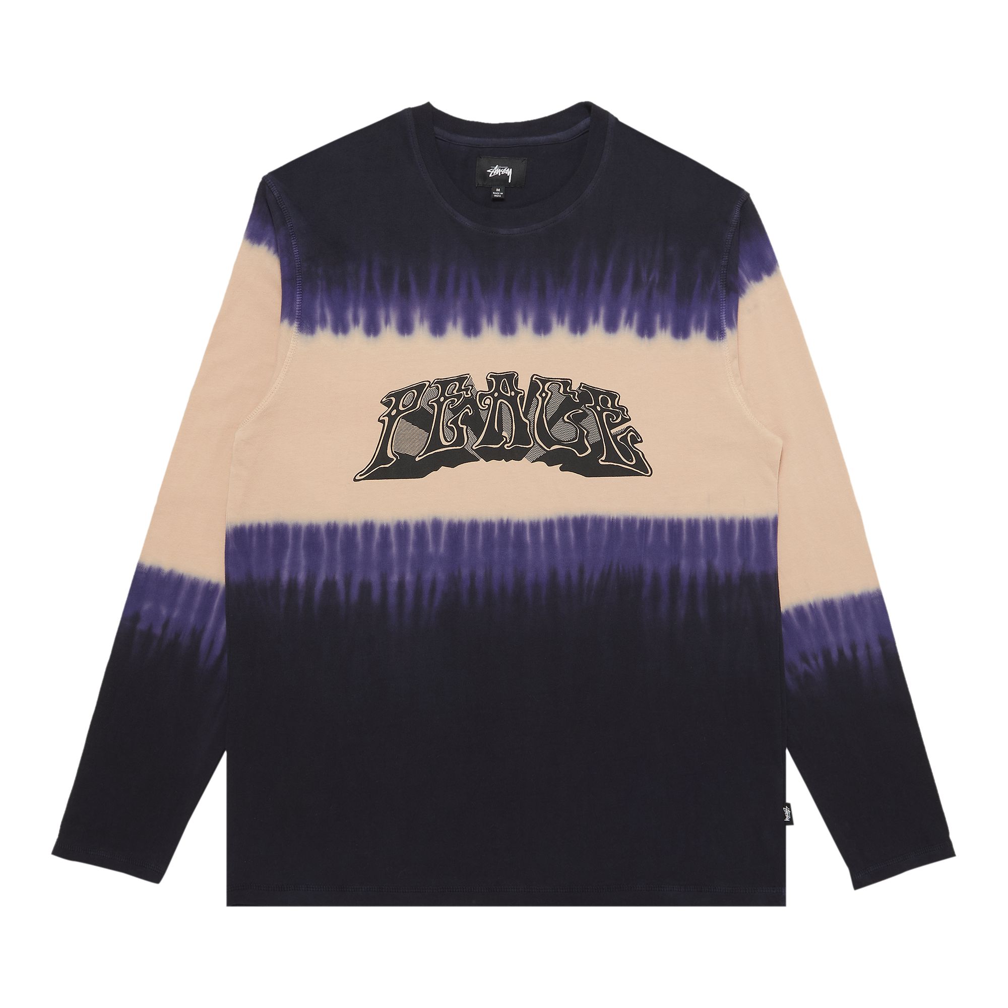 Pre-owned Stussy Peace Long-sleeve Tee 'black'