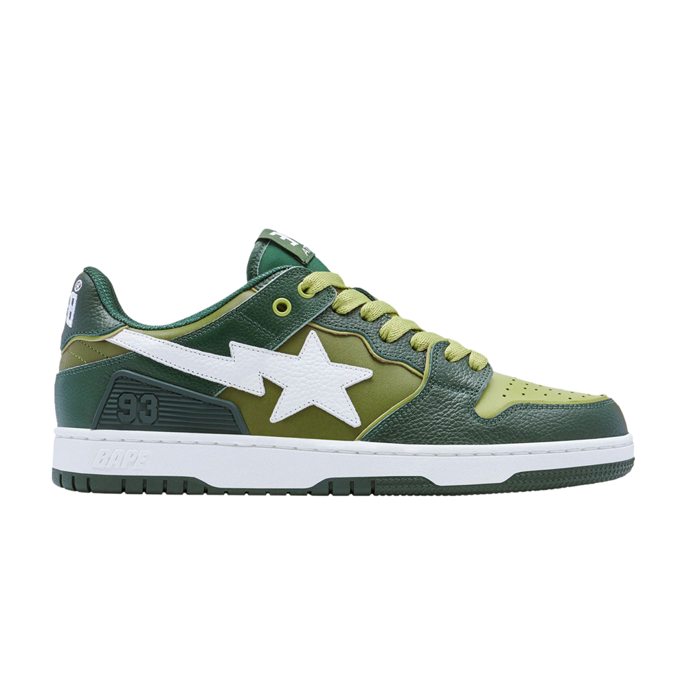 Pre-owned Bape Wmns Sk8 Sta #2 M1 'green'