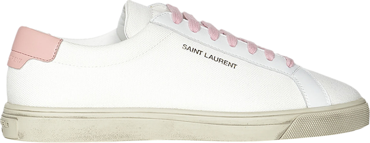 Saint Laurent Wmns Andy Low 'White Pink'