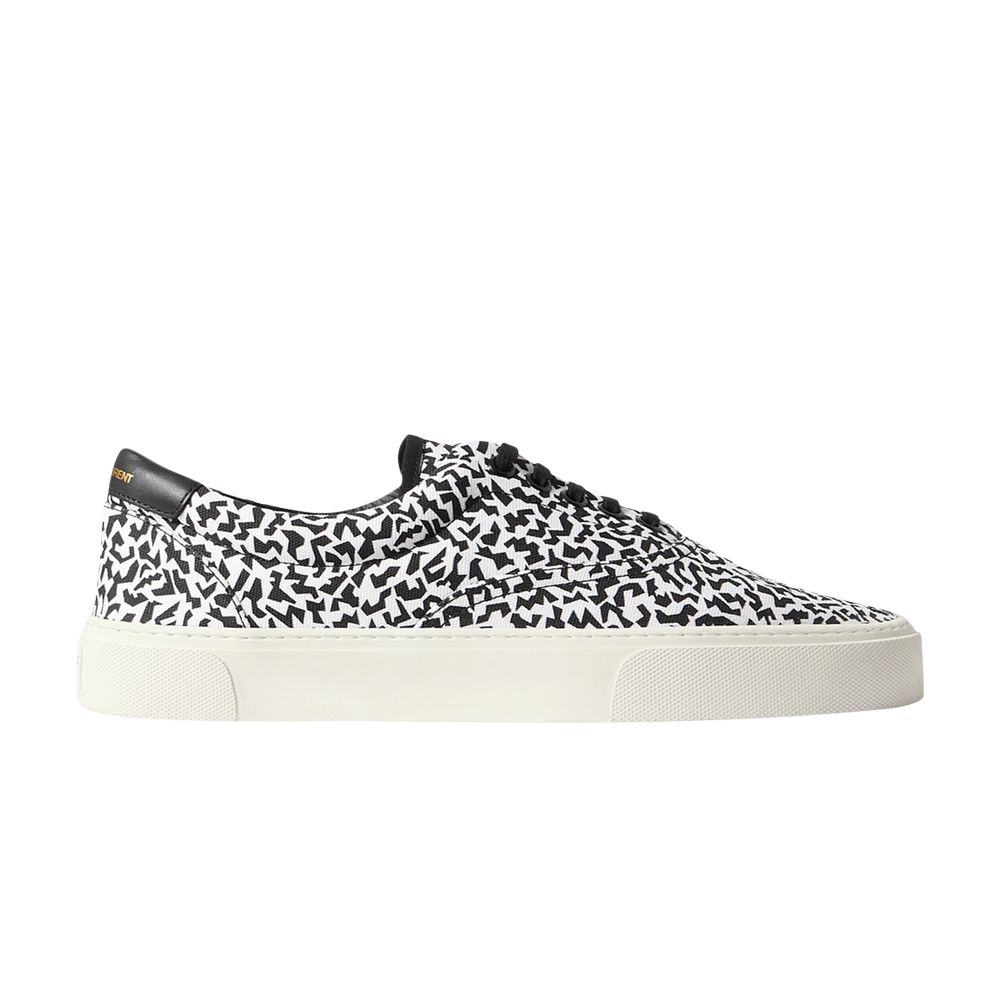 Pre-owned Saint Laurent Venice Low 'black White Print' | Men's Size 41