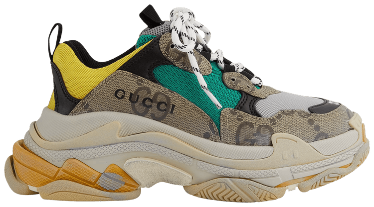 Gucci x Balenciaga Wmns Triple S 'The Hacker Project - Beige Yellow'