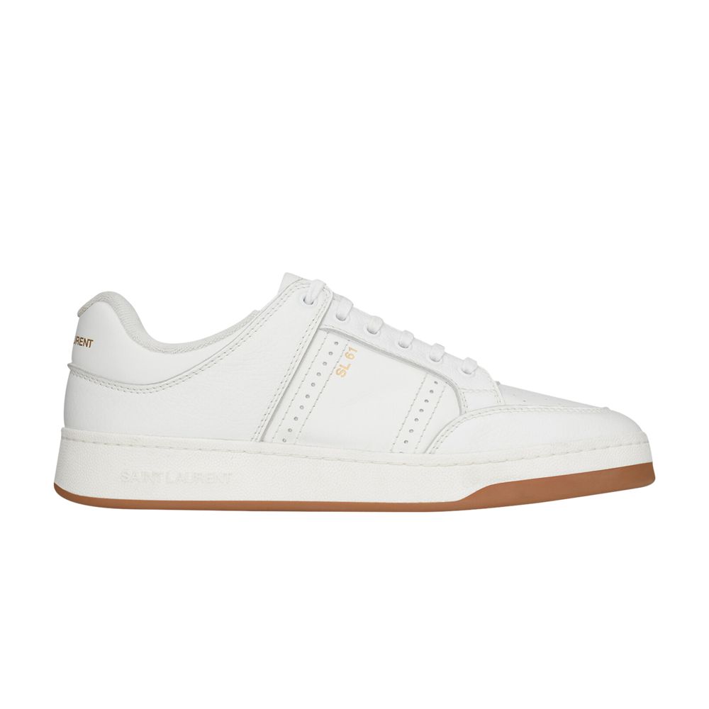 Pre-owned Saint Laurent Wmns Sl-61 Low 'white Gum' | Women's Size 39