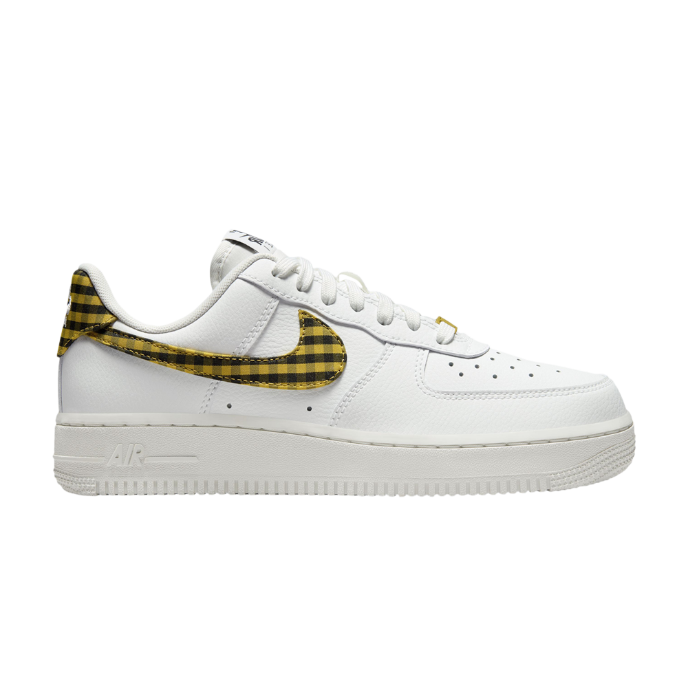Pre-owned Nike Wmns Air Force 1 Low 'bronzine Gingham' In White