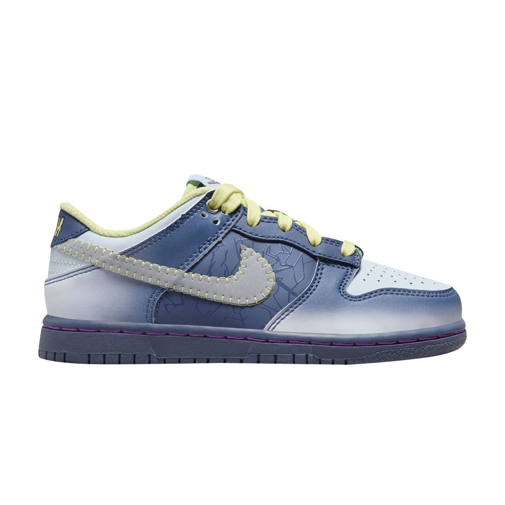 Pre-owned Nike Dunk Low Ps 'halloween - I Am Fearless!' | Blue | Kid's Size 12