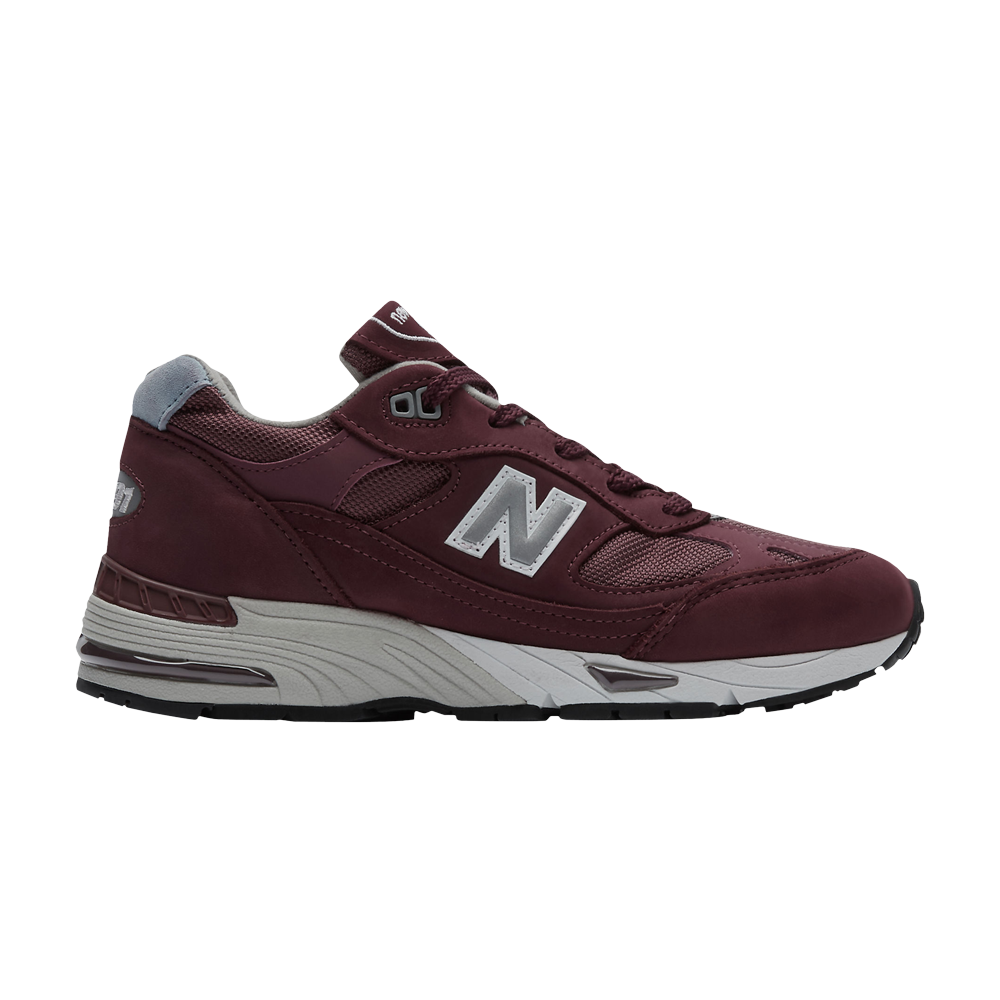 Pre-owned New Balance Wmns 991 Made In England 'burgundy' In Red