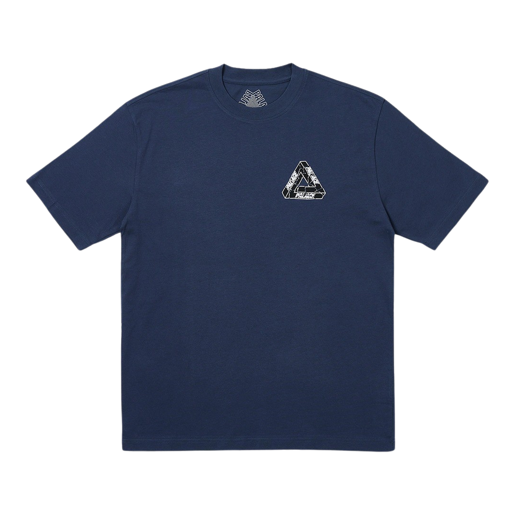 Pre-owned Palace Tri-ripped T-shirt 'navy' In Blue