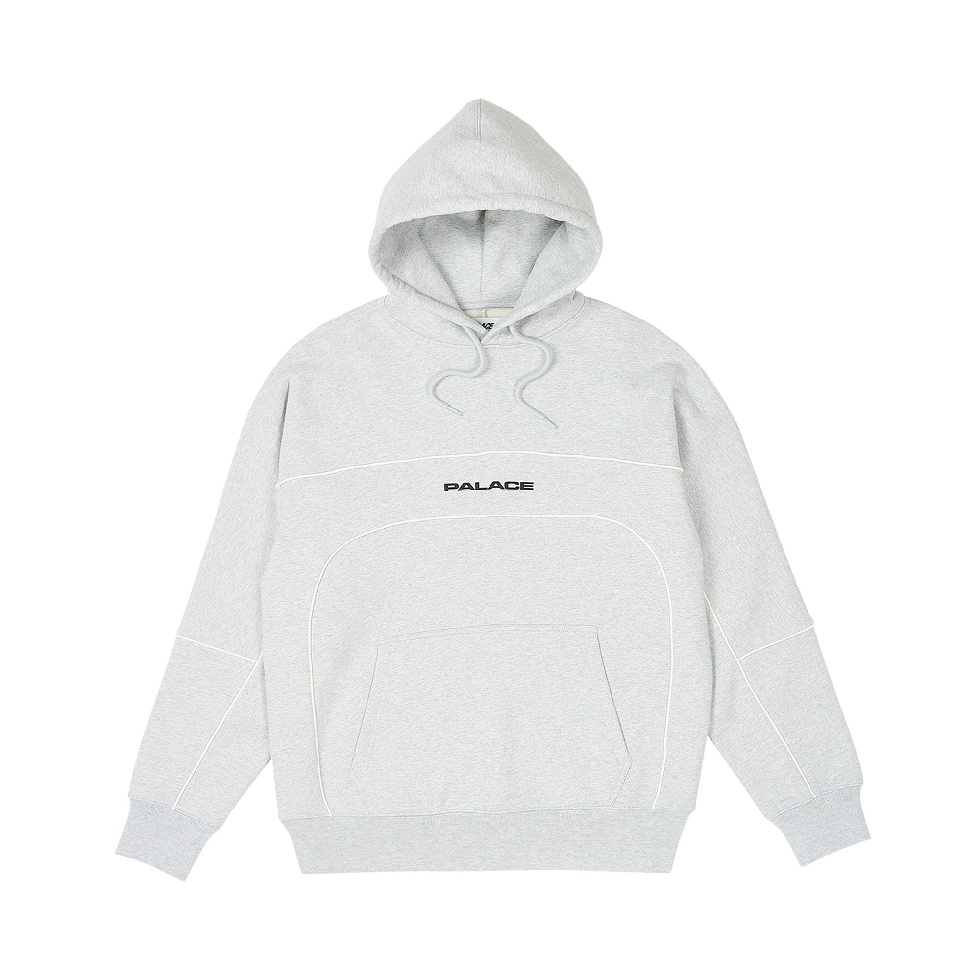 Palace Track Hood 'Grey Marl' | Men's Size L