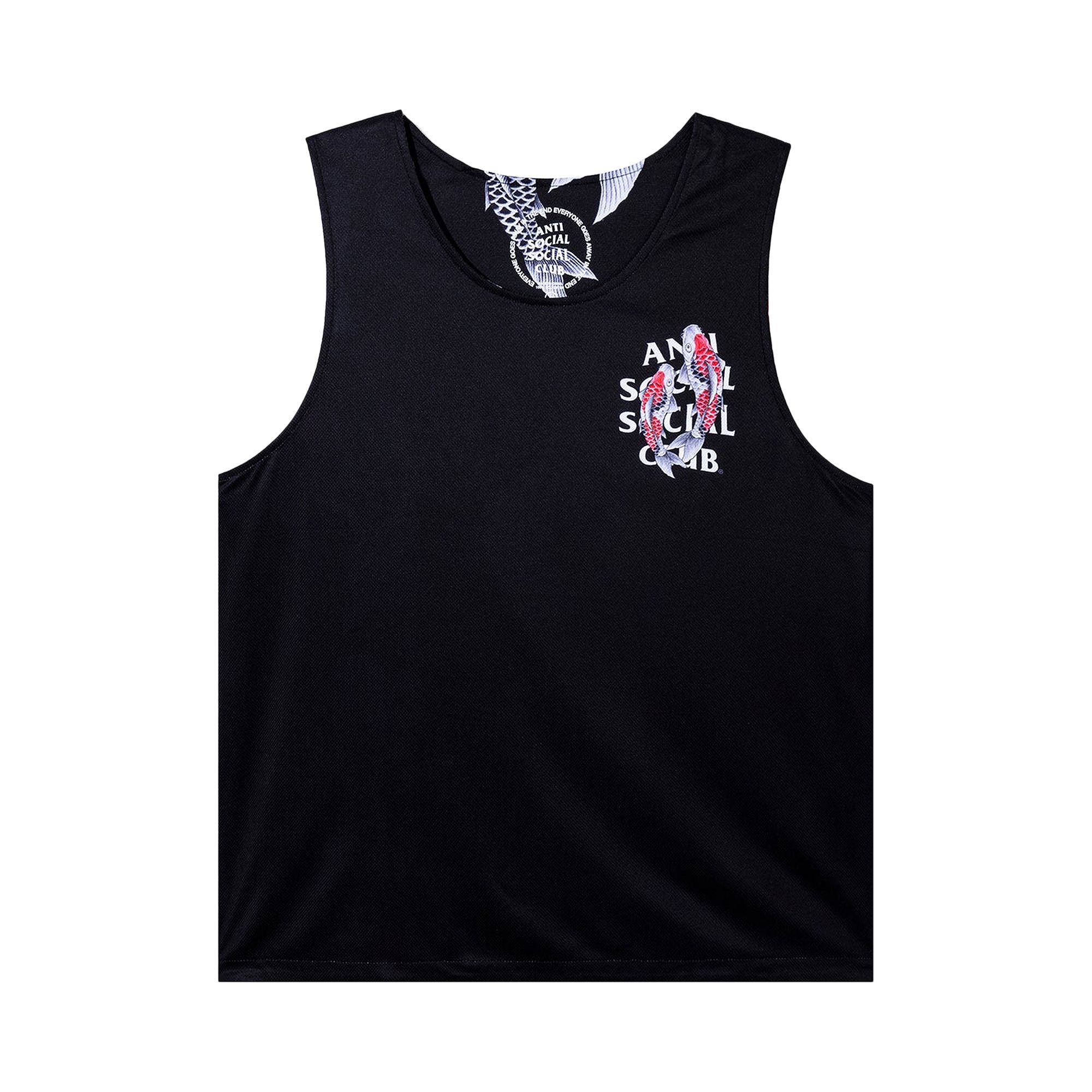Anti Social Social Club Koi Garden Jersey 'Black' | Men's Size L