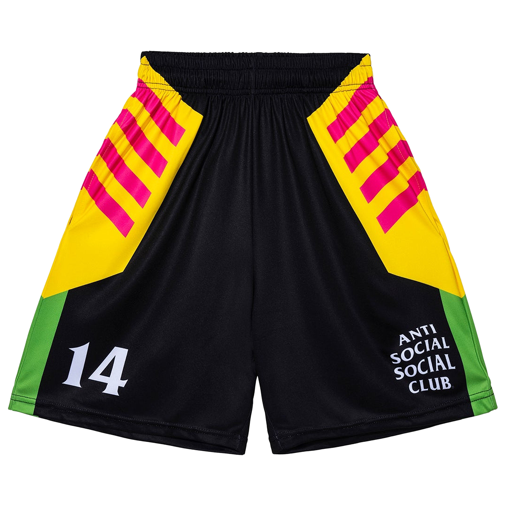 Pre-owned Anti Social Social Club Own Goal Soccer Shorts 'black'
