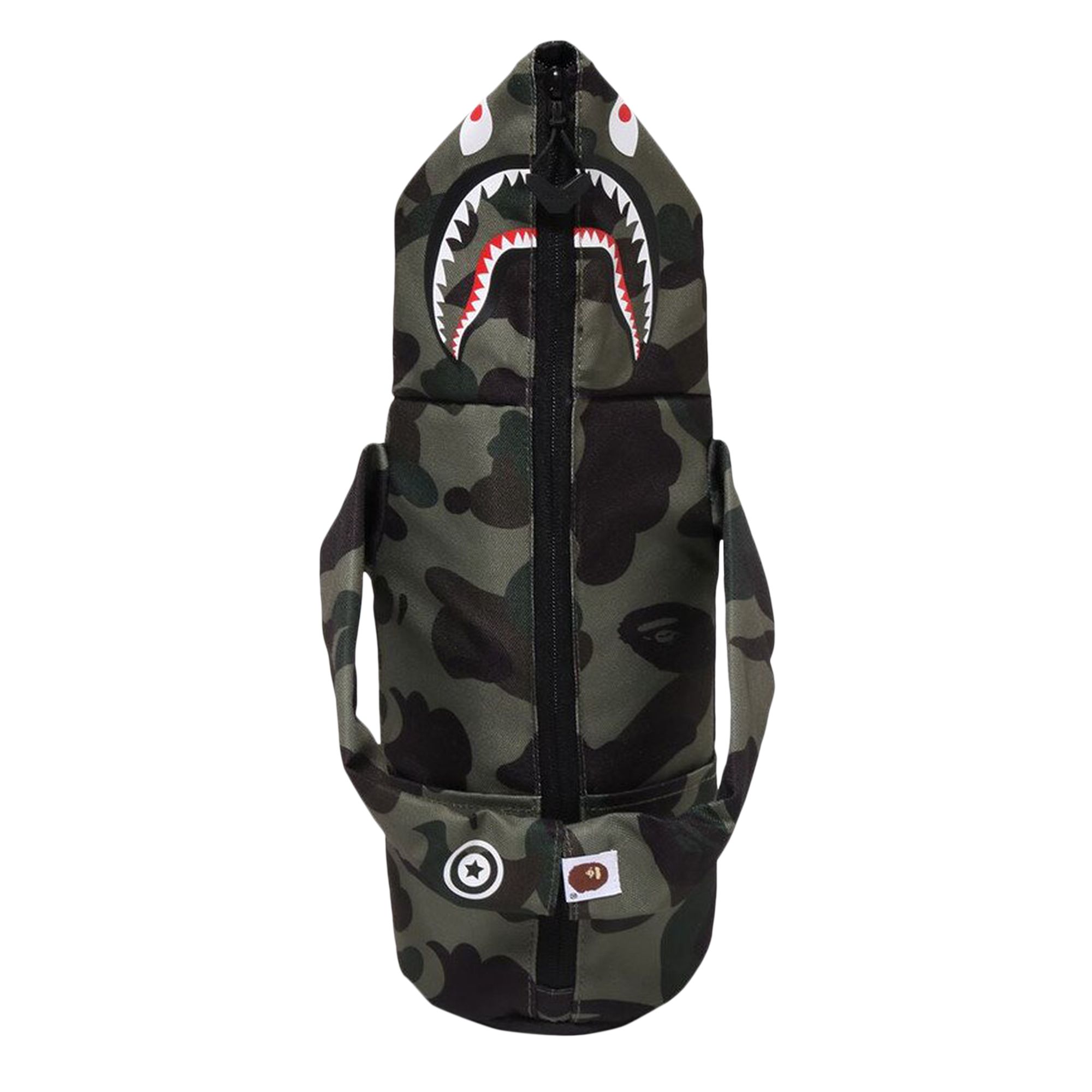 Pre-owned Bape Camo Shark Hoodie Multi Case 'green'