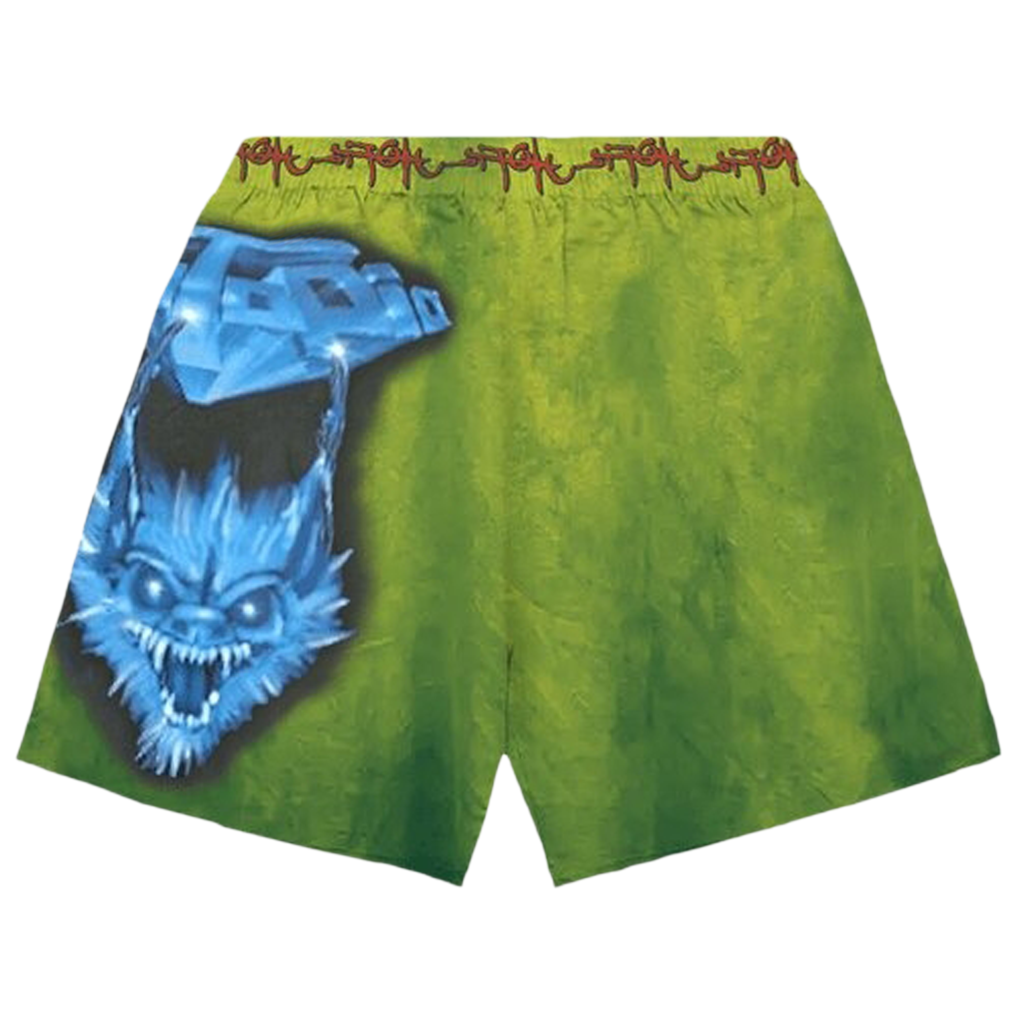 Pre-owned Cactus Jack By Travis Scott Hyena Shorts 'green'