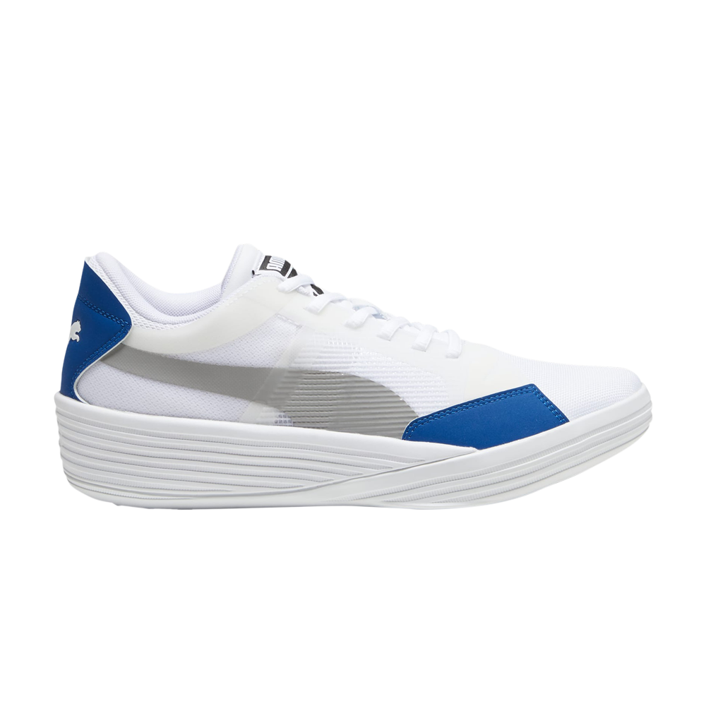 Pre-owned Puma Clyde All-pro Team 'white Clyde Royal'