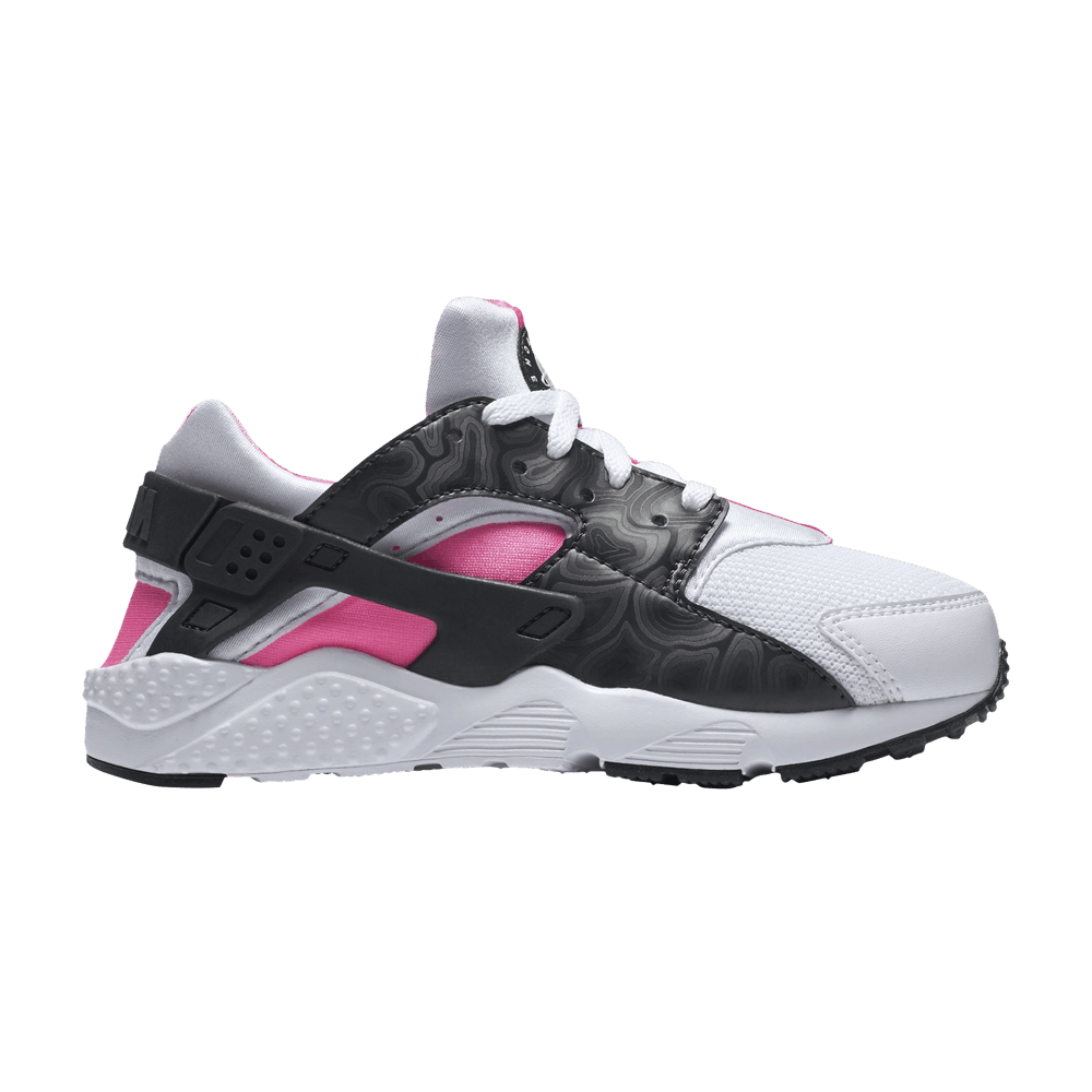 black pink and blue huaraches
