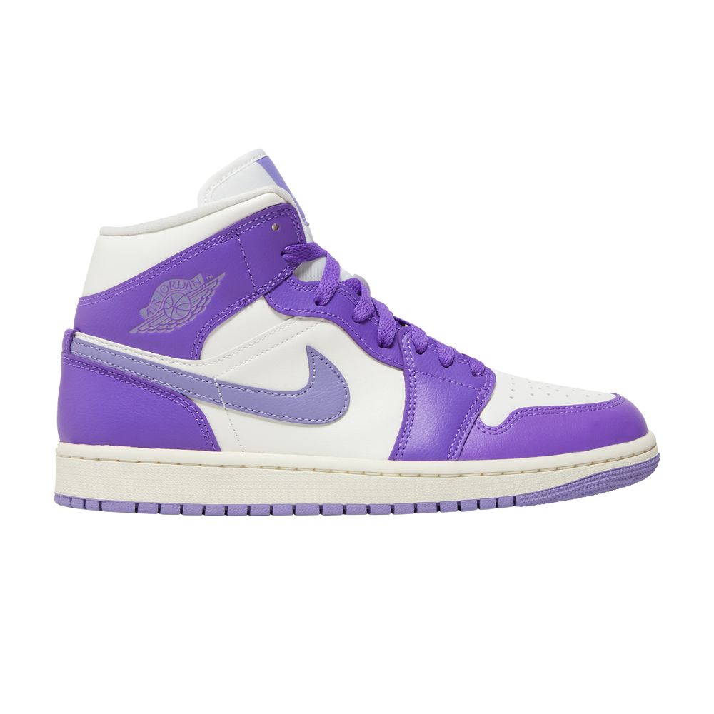 Pre-owned Air Jordan Wmns 1 Mid 'action Grape' In Purple