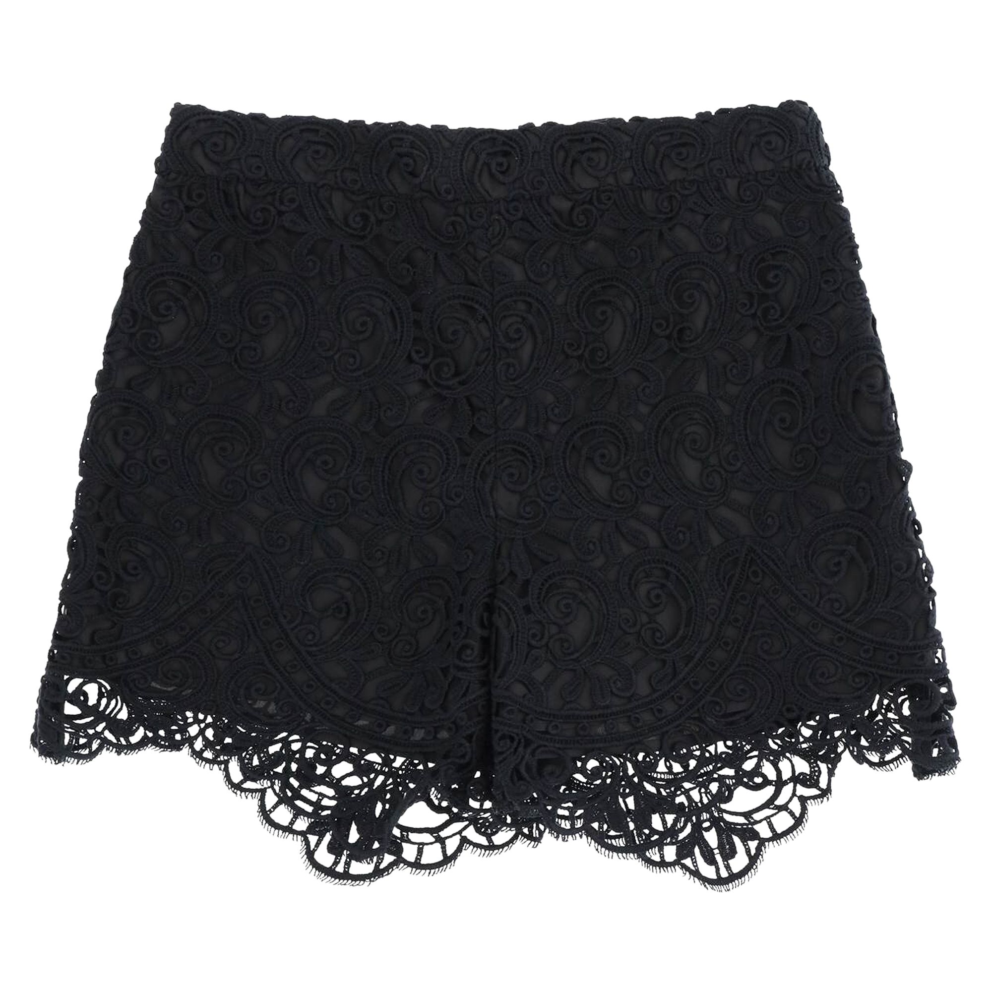 Pre-owned Burberry Lace Biker Shorts 'black'