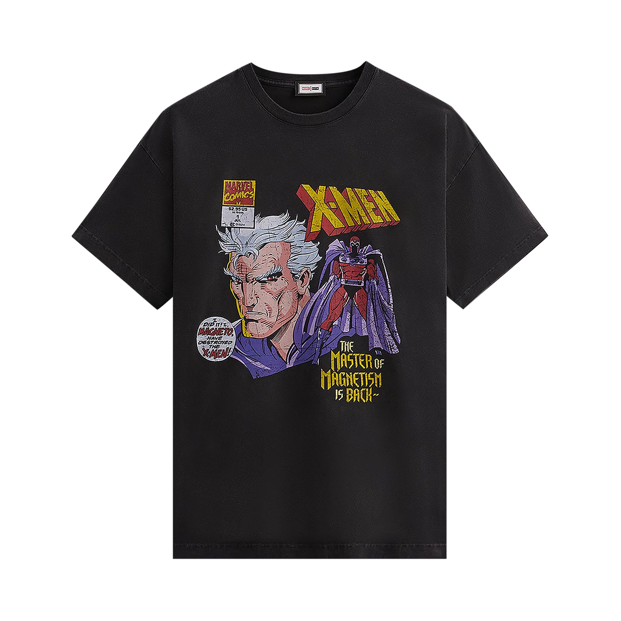 Pre-owned Kith For X-men Master Of Magnetism Vintage Tee 'black'