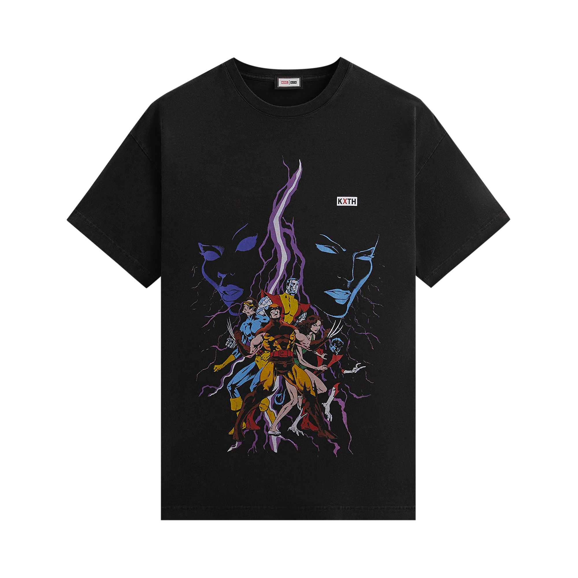 Pre-owned Kith For X-men Clash Vintage Tee 'black'