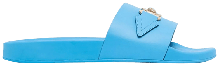 Versace Medusa Biggie Slide Blue